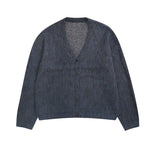 Vネックモヘアウールカーディガン/V-neck mohair wool cardigan_2color