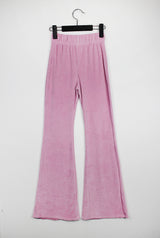 ベルベット ブーツカット トレーニングパンツ / Velvet Boot Cut Training Pants (4color)