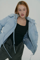 STRAP DOWN JACKET / SKY BLUE