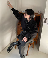 [自主製作] [Restock] FOR YOU , ワイドバールンシャツ (4 color)