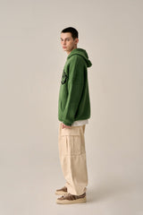 WAVE LOGO KNIT HOOD - KHAKI