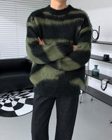 RU Zebra Mohair Round Knitwear (2 colors)