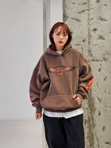 VENTIQUE Pigment Bat Napping Hoodie 2color