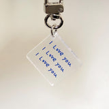 I Love you key ring (6662942294134)