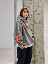 VENTIQUE Pigment Bat Napping Hoodie 2color