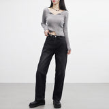 Frcan Open Collar Knitwear