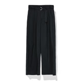マティックスリラックスベルトパンツ / MATIX RELAXED BELTED PANTS_BK