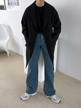 Well Vintage Washing Long Wide Denim Pants (209) (6568257716342)