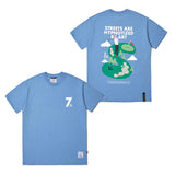 GOLF STANDARD FIT T-SHIRTS BLUE / BLACK (6550376120438)