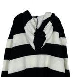 ストライプウォーマーフードニットウェア/Stripe Warmer Hood-Knitwear