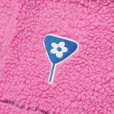 KIRSH X MISAKI KAWAI FLEECE MIX PATCH STADIUM JACKET [PINK]
