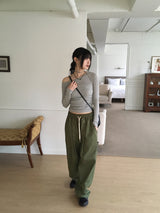 [SET] Signal Layered Tank Top One Shoulder T-Shirt