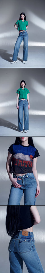 アンバランスポケットデニムパンツ / UNBALANCE POCKET DENIM PANTS