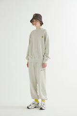 MSKN2ND LOGO SWEATPANTS OATMEAL (6608584474742)