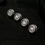 ボウトンL-S1シルバースタッズイヤリング / BoutonL-S1 silver stud earring (4593088823414)