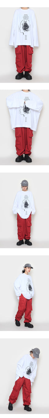 ウォッシュナイロンカーゴパンツ / Washa nylon cargo pants