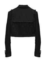 Low collar jacket