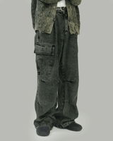 Stae cargo denim pants