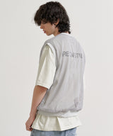 LAYERED MESH VEST (BLACK/GRAY)