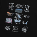 UNI YOUTHHOSTEL GRAPHIC T-SHIRT [BLACK]