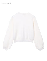Pong Pong Lovely Ribbon Soft Cardigan IVORY