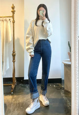 ストレートフィットステッチラインパンツ/STRAIGHT FIT STITCH LINED PANTS [16628]