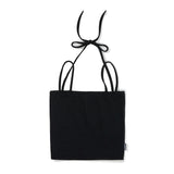 Halter Ribbon Top [BLACK] (6674528305270)