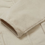 Quilting Corduroy Jacket [BEIGE] (6618908754038)