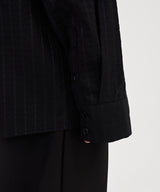 ETHNIC OVERSIZED SHIRT - (BLACK/WHITE/YELLOW)