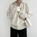 オレインハーフジップアップニット / Orein Half Zip Up Knit (6color)