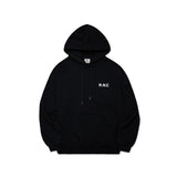 オーバーサイズパーカー / Over-sized Signature Hoodie Black (4595380584566)