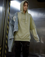 ボタンスリーブフーディー/ BUTTON SLEEVE HOODIE (4578389819510)