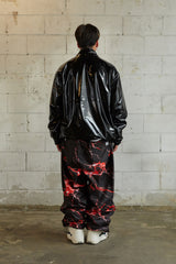 エナメルジャケット/BSR2223FWJK061 WD ENM JACKET ENAMEL BLACK