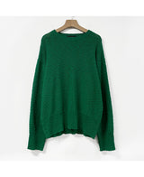 ビビットタイトルニット/vivid titled knit (4 color)