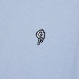 オーバーフィットマシュマロポイントショートスリーブT/OVERFIT MARSHMALLOW POINT SHORT-SLEEVED T-LIGHT PURPLE
