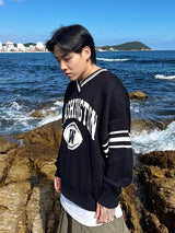 ウォッシングトーンVネックニットウェア/Washington V-neck Knitwear