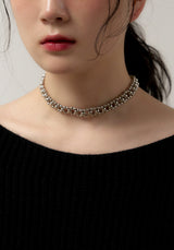 lace ball chain necklace