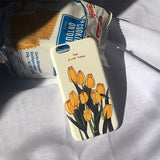 Yellow Tulip / hard matt case iPhone Galaxy (6587991425142)