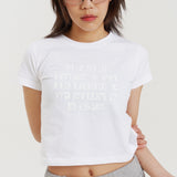 ミッドストクロップTシャツ / MIDST FACO CROP TEE WHITE
