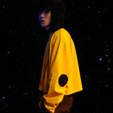 [UNISEX] Oversized Heat Technical Pullover (Yellow) (6656122126454)
