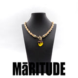 ツイストハートネックレス / TWIST HEART NECKLACE /케플러 착용