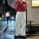 LMN Two-Tuck Half-Bend Cotton Pants (9 colors)