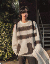 モヘアグラフィティニット (2 color)