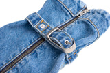 デニムレッグウォーマー / DENIM LEG WARMER (MID BLUE)
