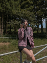 (UNISEX) キッシュドウォッシングデニムジャケット