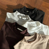 パーフェクトセミハーフネックTシャツ