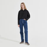 クラックウォッシングデニムパンツ/Crack Washing Denim Pants _ Dark Blue