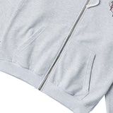 グラフィティプリンティングフードジップアップ/GRAFFITI PRINTING HOOD ZIP-UP-WHITE MELANGE