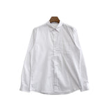 Cuffed Sleeve Chest Pocket Shirt (6684152987766)