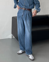 コールマンリネンツータックデニム / LE Coleman Linen Two-Tuck Denim
